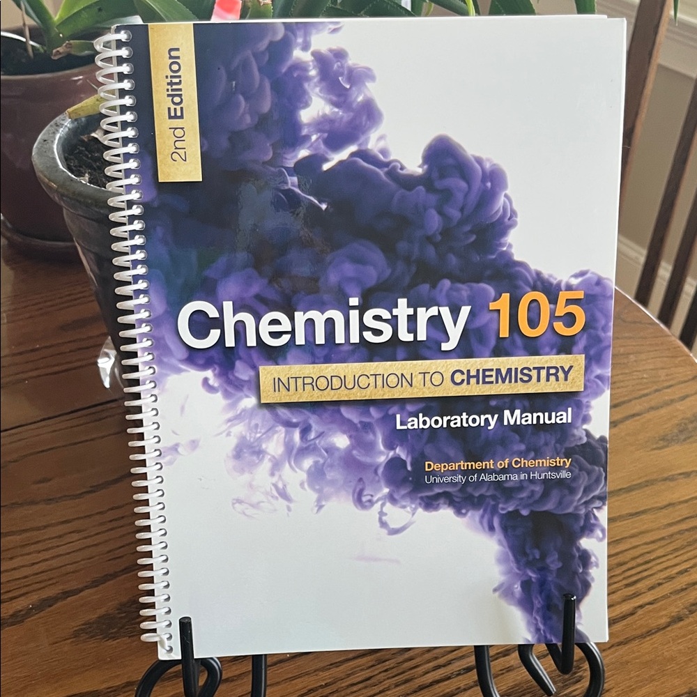 Chemistry 105 Introduction to Chemistry Laboratory Manual College